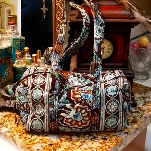 ❤ Vera Bradley purse blue and chocolate